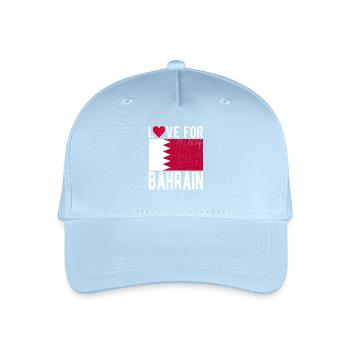 Bahrain Souvenir - Kinder Bio Basecap - Hellblau - Vorne