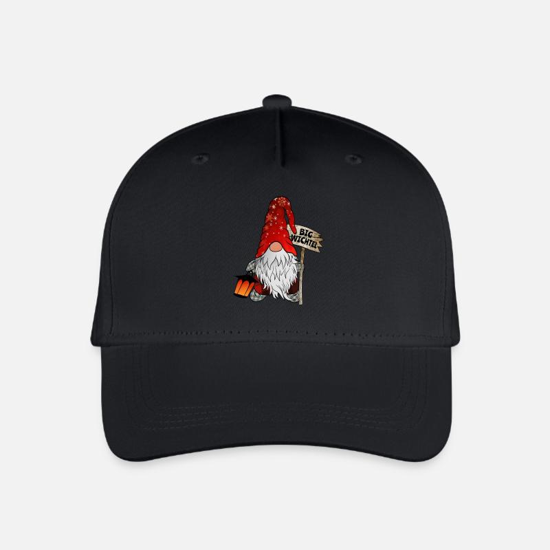 Big Wichtel Weihnachts Gnom - Kinder Bio Basecap - Schwarz
