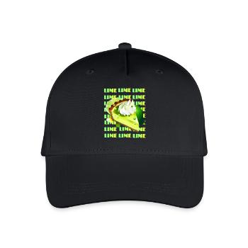 Tarte au citron vert clé - Casquette de baseball bio Enfant - noir - Devant