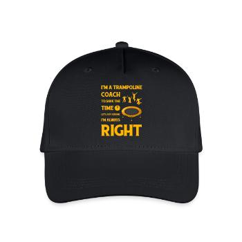 Entraîneur de trampoline - Casquette de baseball bio Enfant - noir - Devant