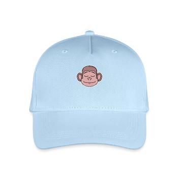 Animal à tête de singe - Casquette de baseball bio Enfant - bleu clair - Devant