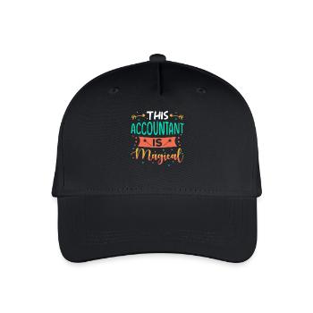 Cadeau comptable - Casquette de baseball bio Enfant - noir - Devant