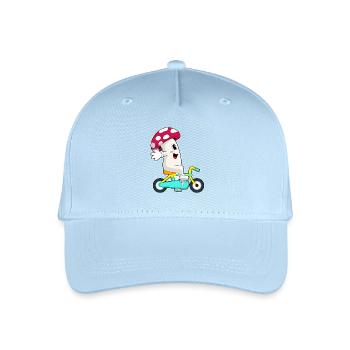 Pilz Fahrrad - Kinder Bio Basecap - Hellblau - Vorne