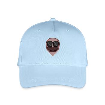 cooles Schnabeltier mit Sonnenbrille - Kinder Bio Basecap - Hellblau - Vorne