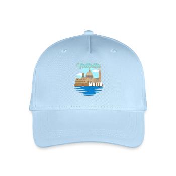 Valletta Malta Souvenir - Organic Kids’ Baseball Cap - light blue - Front