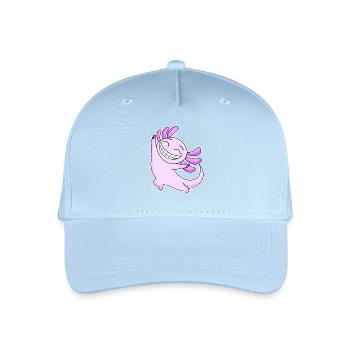Glücklicher Axolotl - Kinder Bio Basecap - Hellblau - Vorne