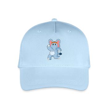 Elephant Jogger Jogging Sport - Casquette de baseball bio Enfant - bleu clair - Devant