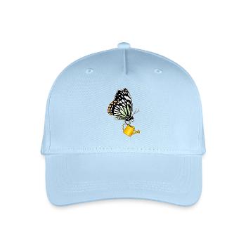 Arrosoir à papillons - Casquette de baseball bio Enfant - bleu clair - Devant