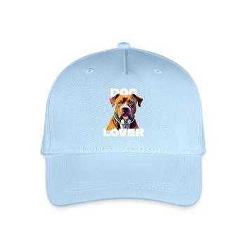 Amant des chiens American Stafford - Casquette de baseball bio Enfant - bleu clair - Devant