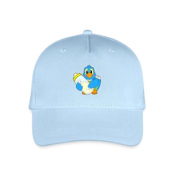 Parrot Baby Bottle Milk - Organic Kids’ Baseball Cap - light blue - Front