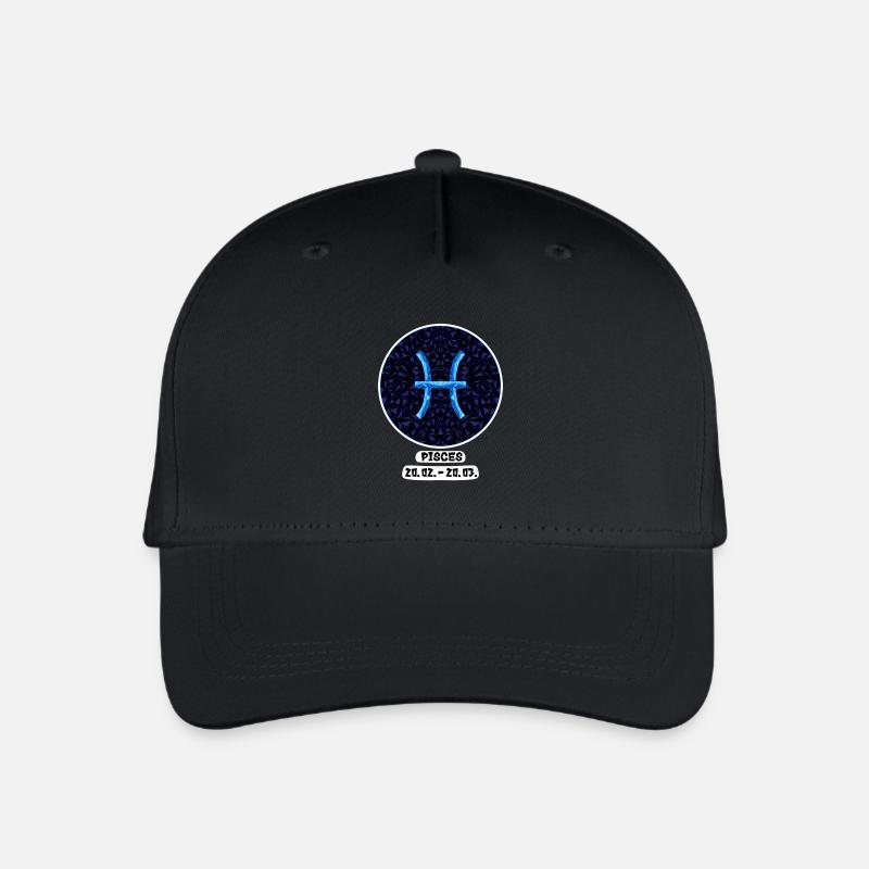 Pisces 20.02.-20.03. - Organic Kids’ Baseball Cap - black