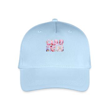 Ciao Kakao Blumenmuster - Kinder Bio Basecap - Hellblau - Vorne
