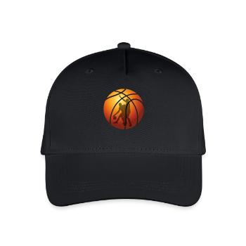 Joueurs de BASKETBALL - Casquette de baseball bio Enfant - noir - Devant