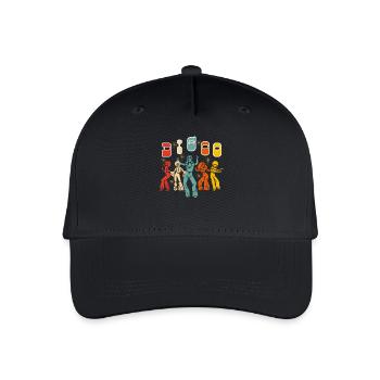 DISKOTHEK - Kinder Bio Basecap - Schwarz - Vorne