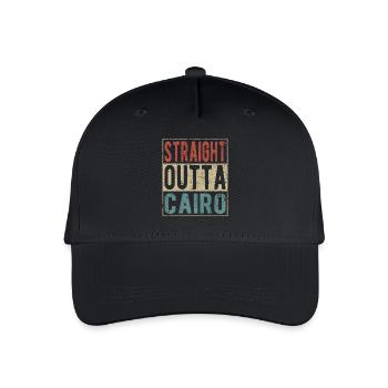 Tout droit sorti du Caire - Casquette de baseball bio Enfant - noir - Devant