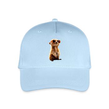 Lunettes de soleil suricate mignon amant de surikate - Casquette de baseball bio Enfant - bleu clair - Devant