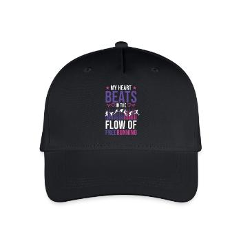 Freerunning Parkour Athlete - Organic Kids’ Baseball Cap - black - Front