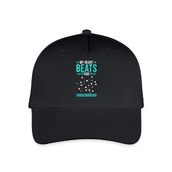 Technologie crypto Blockchain et décentralisation - Casquette de baseball bio Enfant - noir - Devant