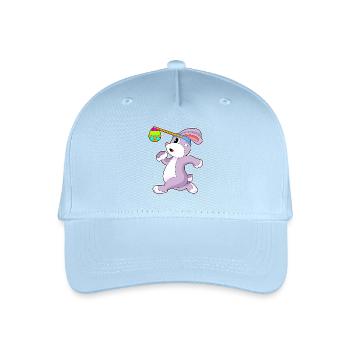 Bunny Easter Jogging - Organic Kids’ Baseball Cap - light blue - Front