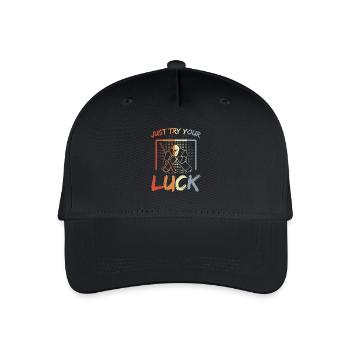 Eishockey Goalie - Organic Kids’ Baseball Cap - black - Front
