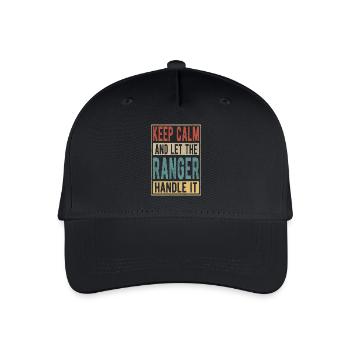 Ranger Retro Geschenk - Kinder Bio Basecap - Schwarz - Vorne