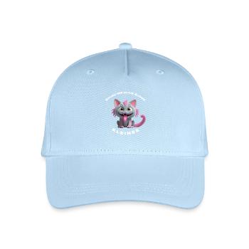 Look me in the eye little one - Organic Kids’ Baseball Cap - light blue - Front