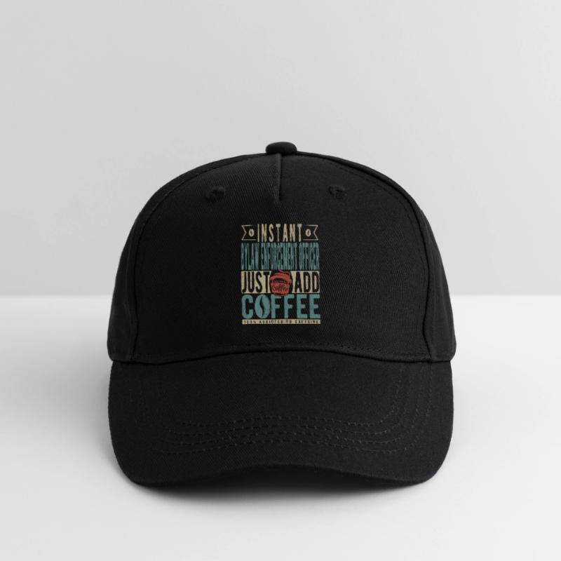 Agent d’application des règlements municipaux instantané Il suffit d’ajouter du café Casquette de baseball bio Enfant