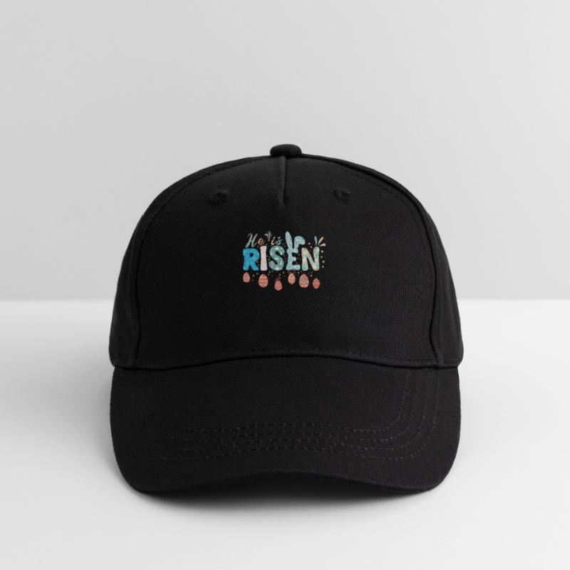 He Is Risen Easter Celebration Theme Organic Kids’ Baseball Cap