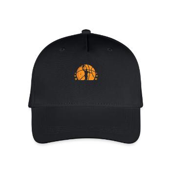 Basket-ball Dunking Sports Amérique États-Unis - Casquette de baseball bio Enfant - noir - Devant