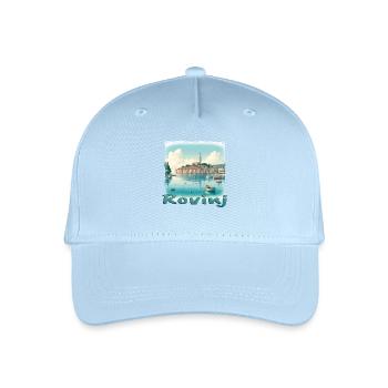 Rovinj Croatia Summer Vacation Port City - Organic Kids’ Baseball Cap - light blue - Front
