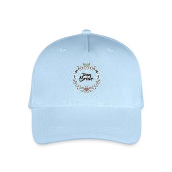 Team Braut - Kinder Bio Basecap - Hellblau - Vorne