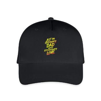 Papa ordinaire, amour extraordinaire - Casquette de baseball bio Enfant - noir - Devant