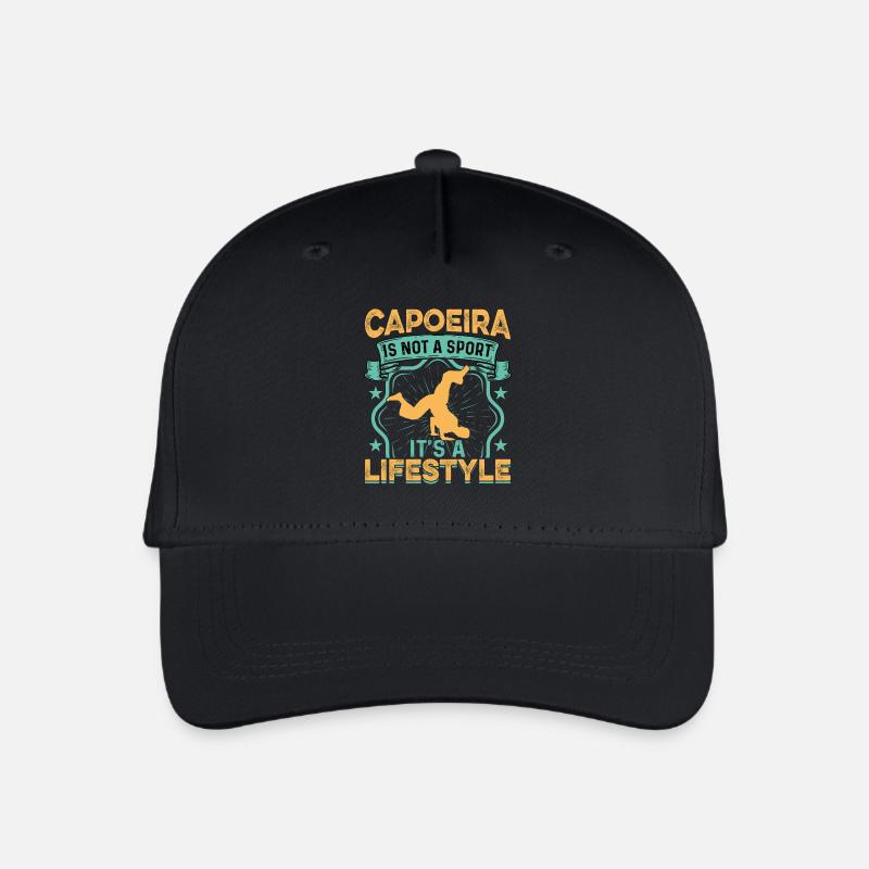 La capoeira, ce n’est pas un sport, c’est un mode de vie - Casquette de baseball bio Enfant - noir