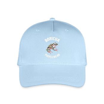 Boricua Porto Rico Coqui Porto Rico Artistique - Casquette de baseball bio Enfant - bleu clair - Devant