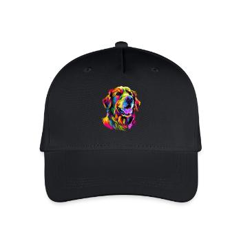 Golden Retriever Dog Colorful Colors Pop Art Dogs - Organic Kids’ Baseball Cap - black - Front