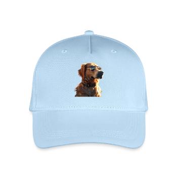 Golden Retriever Dog Dog Mom Dogs Lover - Organic Kids’ Baseball Cap - light blue - Front