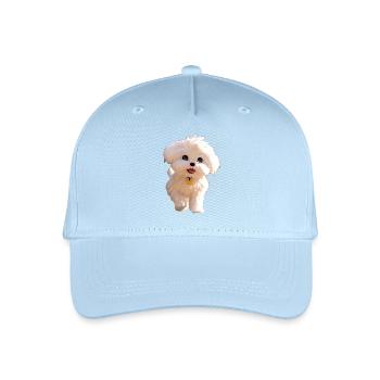 Maltese Little Maltese Dog Love Sweet Maltese - Organic Kids’ Baseball Cap - light blue - Front