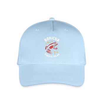 Boricua Porto Rico Coqui Porto Rico Grenouille - Casquette de baseball bio Enfant - bleu clair - Devant