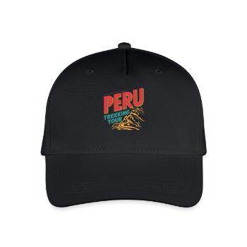 Peru Trekking Tour Adventure Mountain Scenery - Organic Kids’ Baseball Cap - black - Front