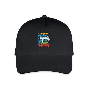 Break Dance Or Go Home - Organic Kids’ Baseball Cap - black - Front