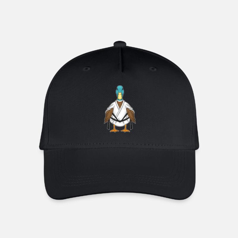 Duck Karate Martial Arts - Organic Kids’ Baseball Cap - black