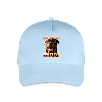 Rottweiler Daddy Dad Father Father's Day Dad Dogs - Organic Kids’ Baseball Cap - light blue - Front