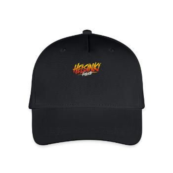 Helsinki Finland Souvenir - Organic Kids’ Baseball Cap - black - Front
