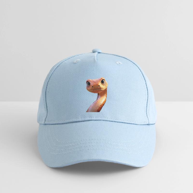 Serpent Python Cobra Mamba Serpent à sonnettes Serpent Casquette de baseball bio Enfant
