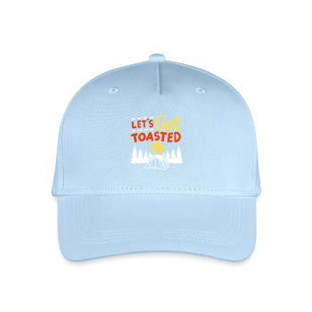 Camping Camper - Kinder Bio Basecap - Hellblau - Vorne