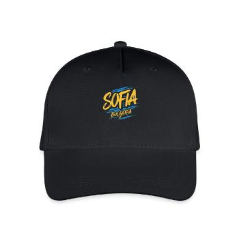 Sofia Bulgaria Souvenir - Organic Kids’ Baseball Cap - black - Front