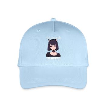 Not Like Other Girls Goth Anime Girl Edgy Grunge - Kinder Bio Basecap - Hellblau - Vorne