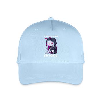 Not Like Other Girls Goth Bunny Kawaii Edgy Grunge - Organic Kids’ Baseball Cap - light blue - Front