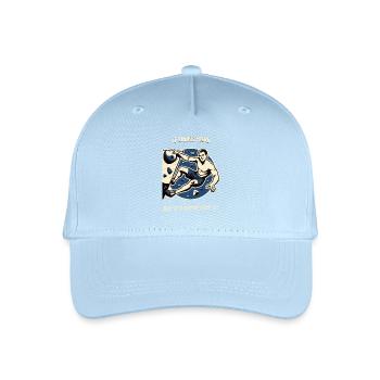 Escalade de bloc vintage t-shirt drôle de dicton - Casquette de baseball bio Enfant - bleu clair - Devant