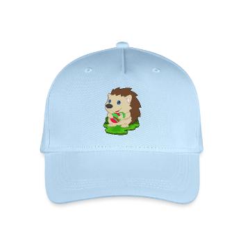 Stachelschwein Weihnachten Weihnachtskugel - Kinder Bio Basecap - Hellblau - Vorne